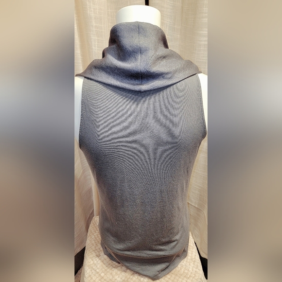 Ann Taylor Sleeveless Cowlneck Shell/Blouse - Picture 8 of 9